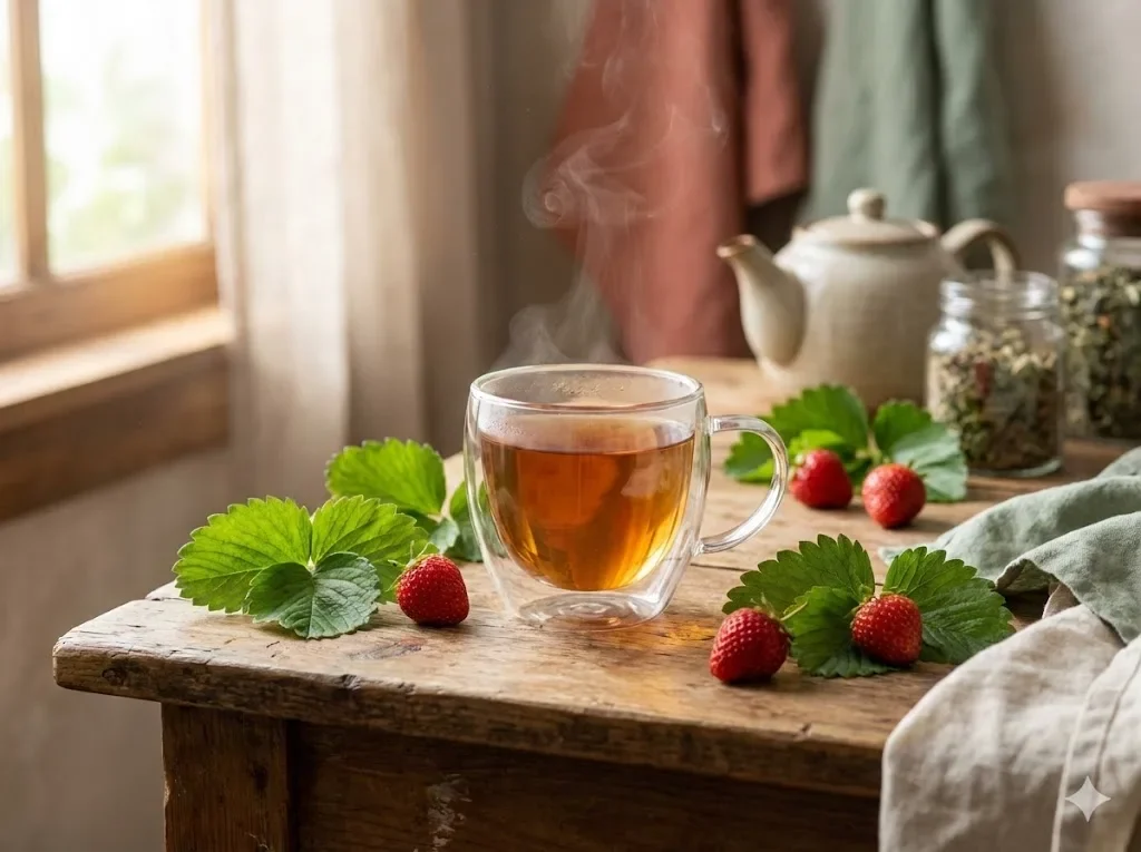 Ceai de capsuni beneficii pentru sanatate si retete savuroase