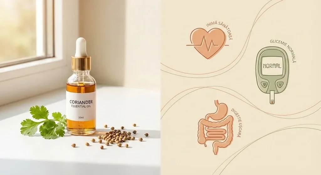 Coriandrul: 12 Beneficii Dovedite Științific pentru Sănătate, Nutriție și Utilizări Practice