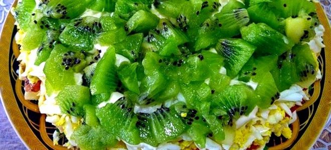 Rețetă de salată de smarald cu kiwi