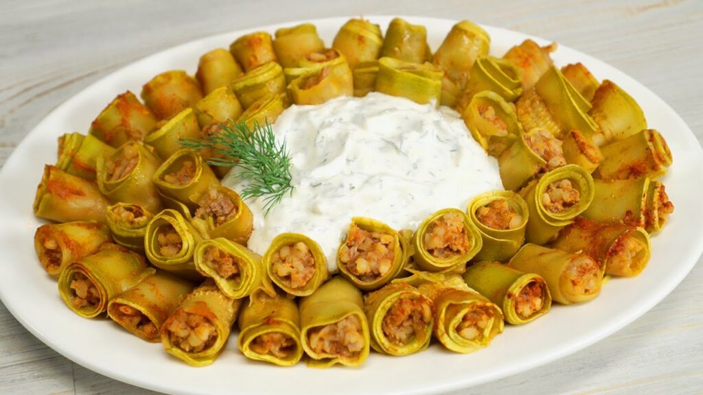Dovlecei umpluti cu carne si bulgur Dovlecei umpluti cu carne si bulgur