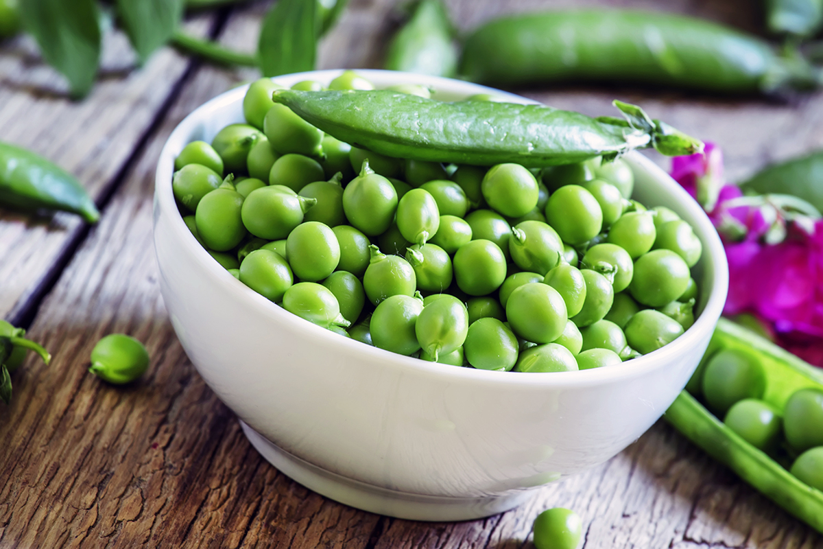 Mazărea verde, un super aliment pentru îmbunătățirea funcției cerebrale și cardiace la vârsta adultă