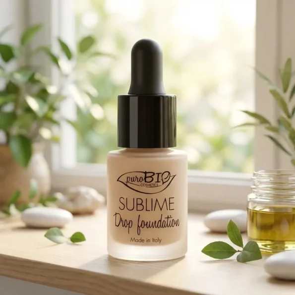 Fond de ten lichid ultra-ușor 02, ECO, Purobio, 19 g - Produse cosmetice