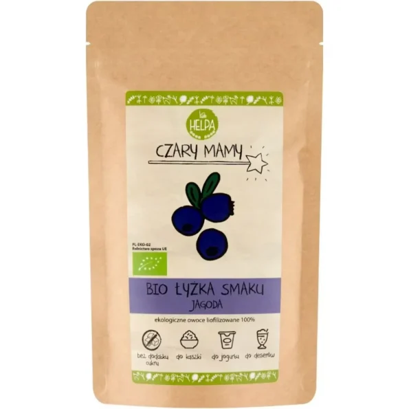 Pudră afine liofilizate Bio, antioxidanți naturali, Helpa, 40g - Îndulcitori naturali