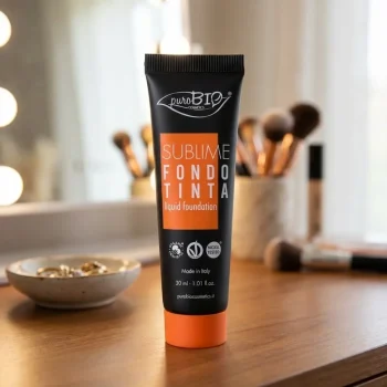 Fond de ten, mat rezistent la apă organic, Sublime 02, 30 ml, Purobio - Produse cosmetice