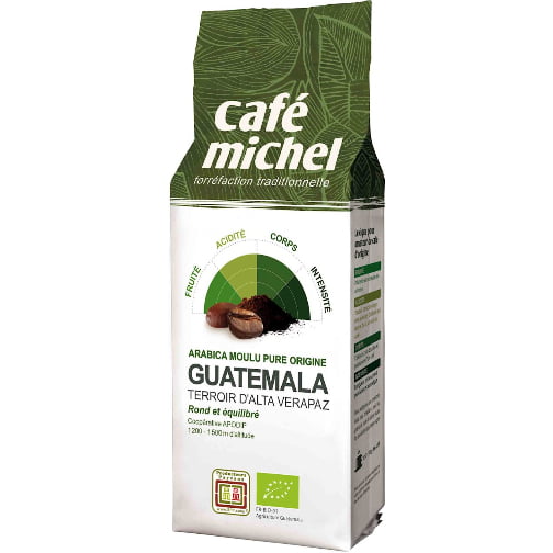 Cafea măcinată Arabica 100% Guatemala Fair Trade BIO 250 g - Cafe Michel