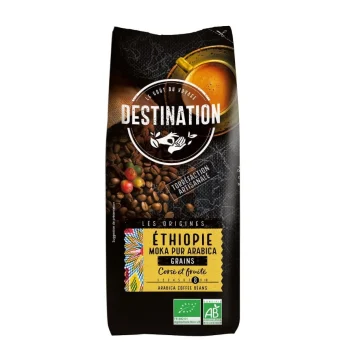 Cafea Arabica boabe Etiopia, Bio, Fair Trade, Destination, 1kg