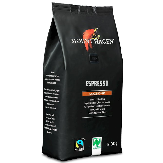 Arabica 100% espresso espresso boabe de cafea BIO 1 kg - Mount Hagen