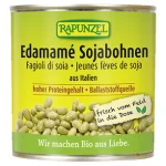 Boabe de soia Edamame, conservate in saramura, bio, Rapunzel, 200 g