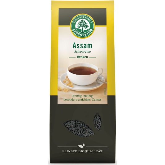 Ceai negru de frunze de assam BIO 100 g - Lebensbaum