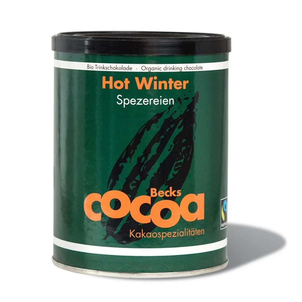 Ciocolată caldă de iarnă fără gluten BIO 250 g - Becks Cocoa