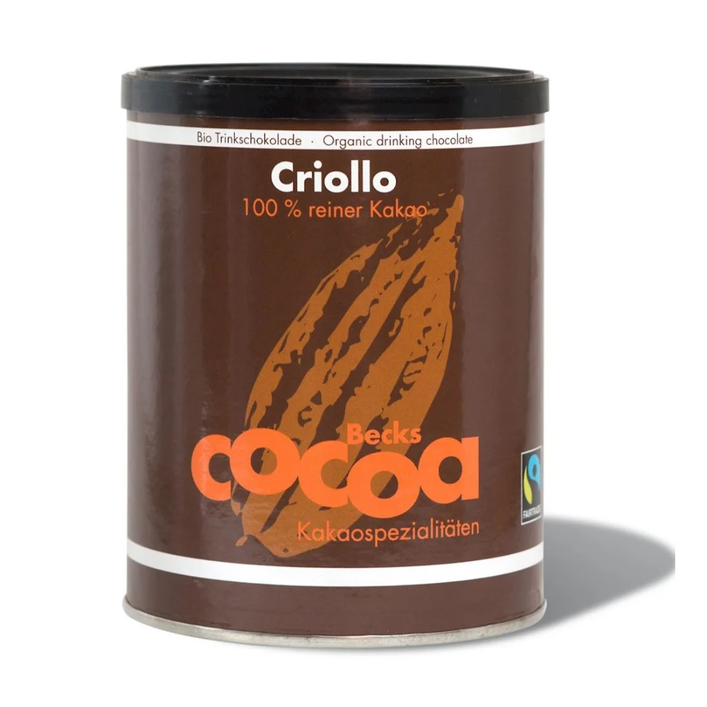 Pudră de cacao criollo BIO fără gluten din Fair Trade 250 g - Becks Cocoa