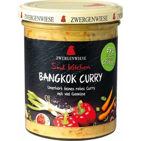 Sos oriental "bangkok curry" fără gluten BIO 370 g - Zwergenwiese