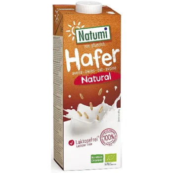 Bautura de ovaz fara zahar, Bio, Natumi, 100% vegetala, 1l