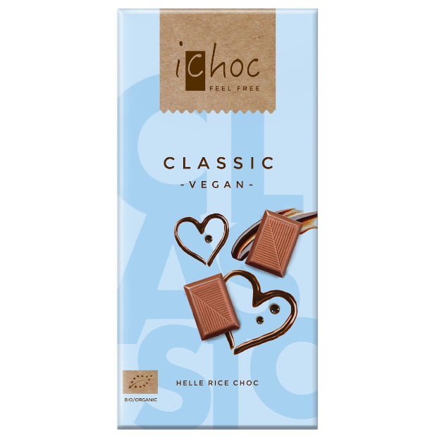 Ciocolată Ichoc couverture (pe băutură de orez) BIO 80 g - Ichoc