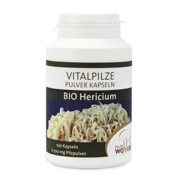 Ciuperci Hericium Bio, sistem nervos, Pilze Wohlrab, 100cps