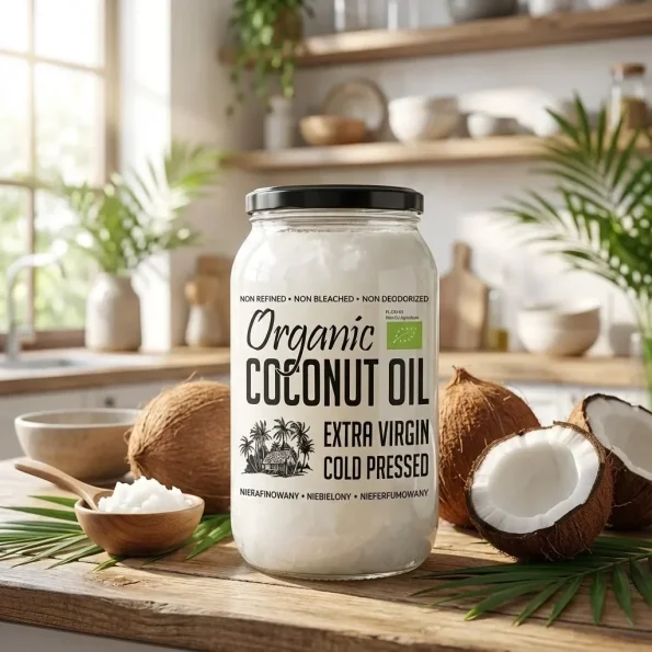 Ulei de nucă de cocos virgin bio presat la rece Diet-Food Filipine 1L