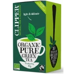 Ceai verde bio Fair Trade Clipper, antioxidant, 20 plicuri, 40g