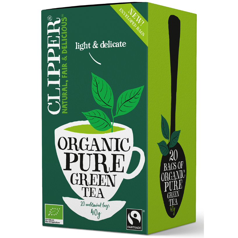 Ceai verde BIO din Fair Trade (20 x 2 g) 40 g - Clipper