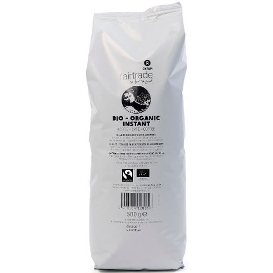Cafea instant liofilizată din fair trade bio 500 g - oxfam fair trade