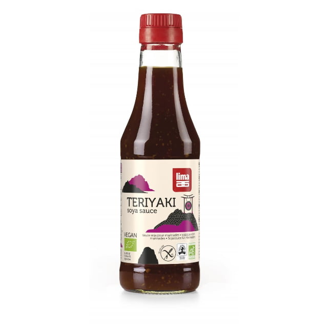 Sos de soia dulce teriyaki fără gluten BIO 250 ml - Lima