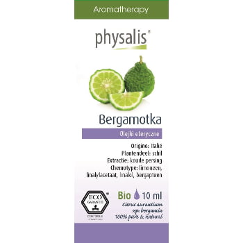 Ulei esențial de bergamotă (bergamote) eco 10 ml - Physalis