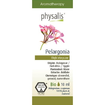 Pelargonium (Geranium) ulei esențial eco 10 ml - Physalis