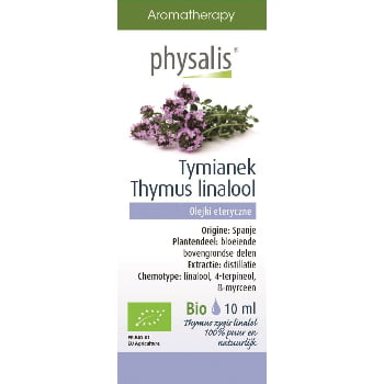 Ulei esențial de cimbru thymus zygis linalol (tijm linalool) BIO 10 ml - Physalis