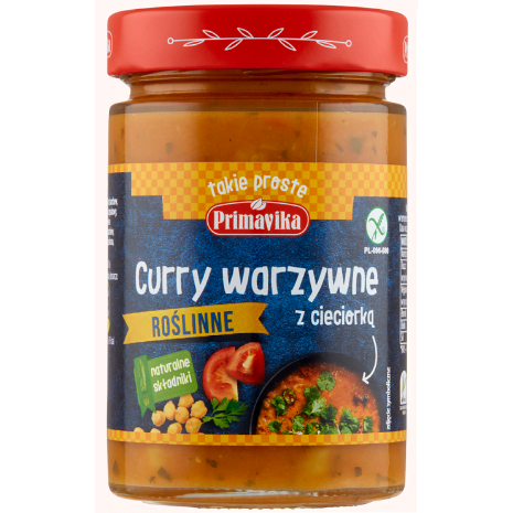 Sos de curry de legume fără gluten 300 g - Primavika