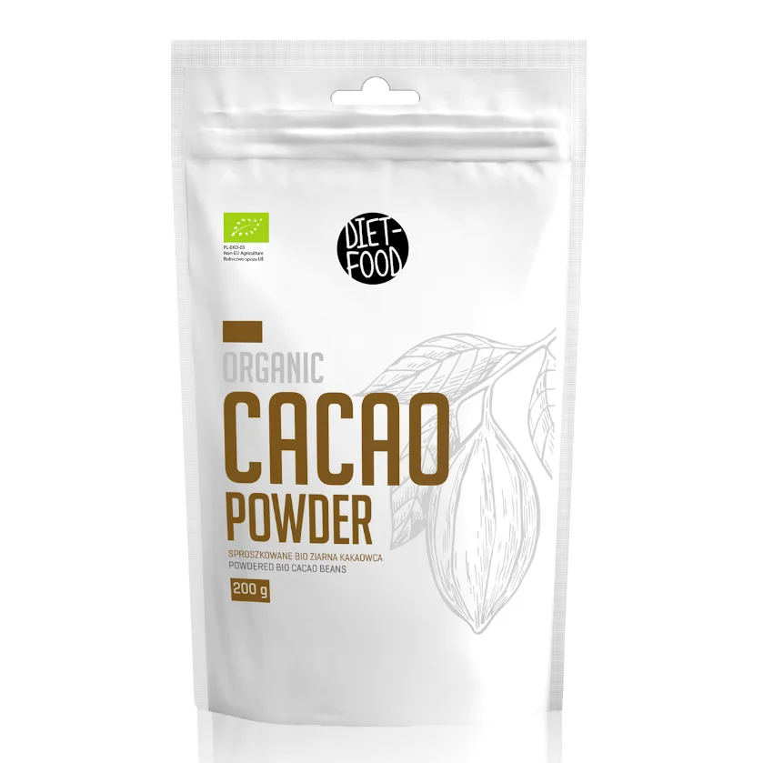 Pudră de cacao BIO 200 g - Diet-Food