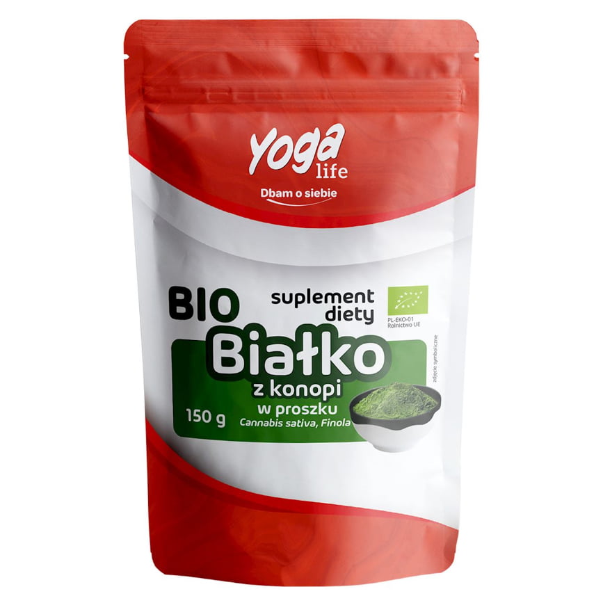 Pudră de proteine de cânepă BIO 150 g - Yoga Life