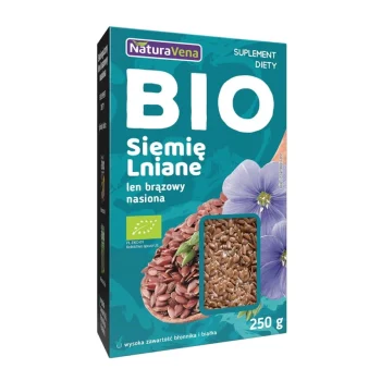Semințe in brun organice, nutritive, NaturaVena Bio, 250 g