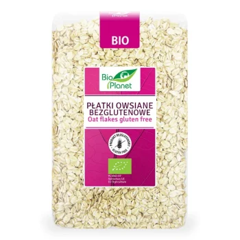 Fulgi de ovăz Bio fără gluten, certificat Bio Planet, 1 kg