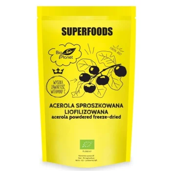 Pudra de acerola liofilizată bio, 100 g, Bio Planet