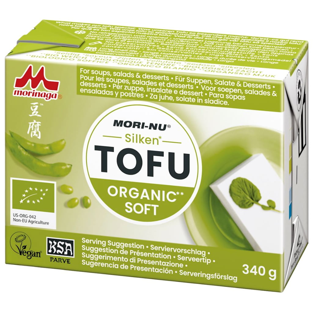 Tofu moale de mătase fără gluten BIO 340 g - Mori-Nu