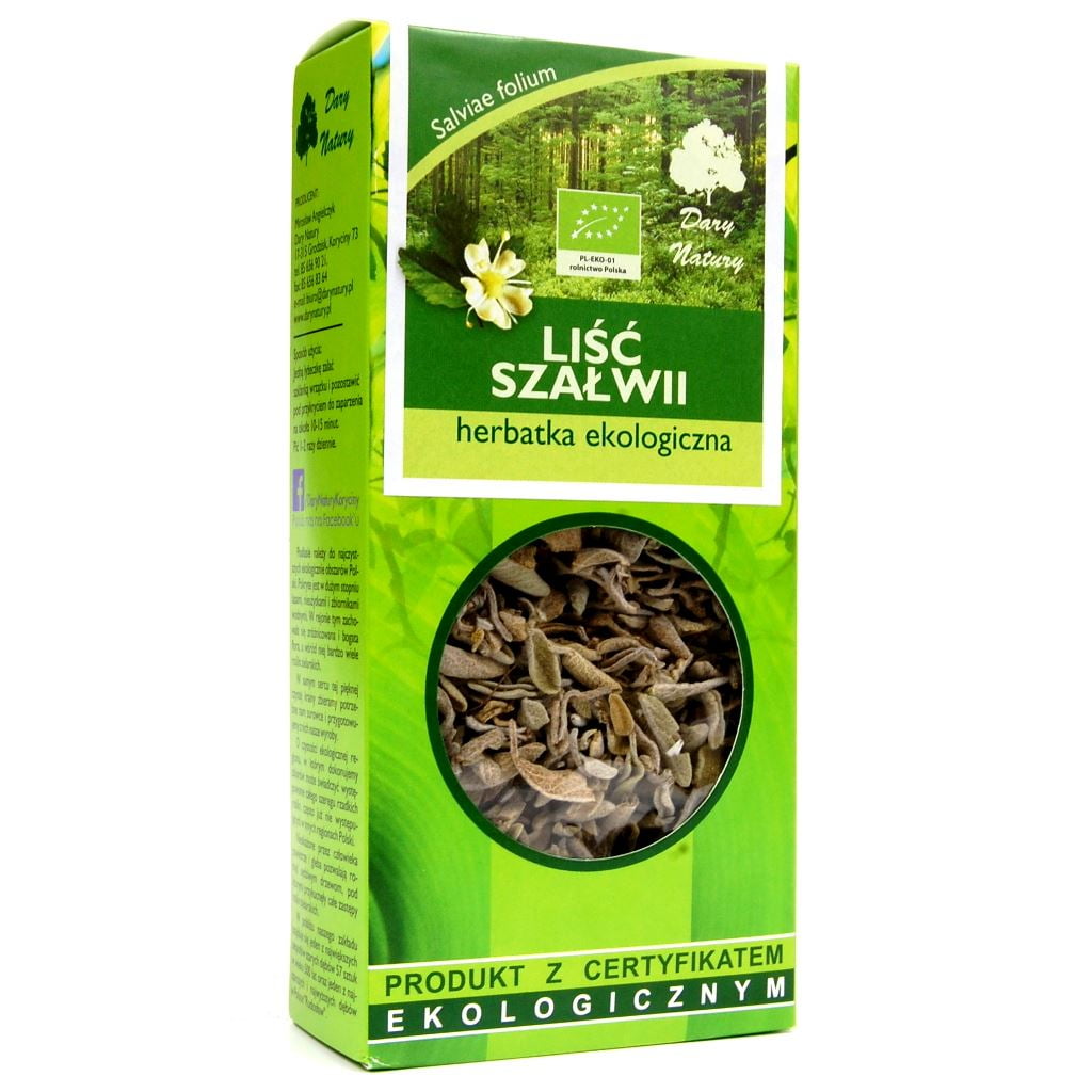 Ceai de frunze de salvie BIO 25 g - Dary Natury