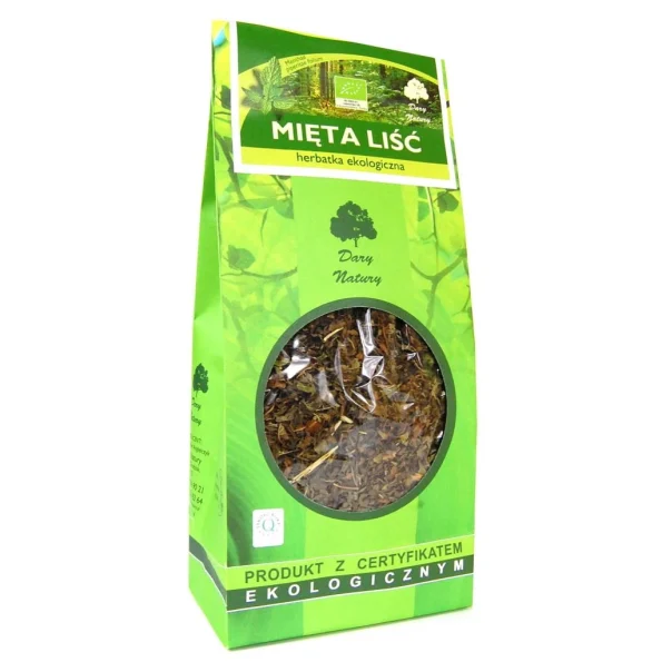Ceai de frunze de menta, infuzie naturala, aroma proaspata, Dary Natury, Bio, 100g