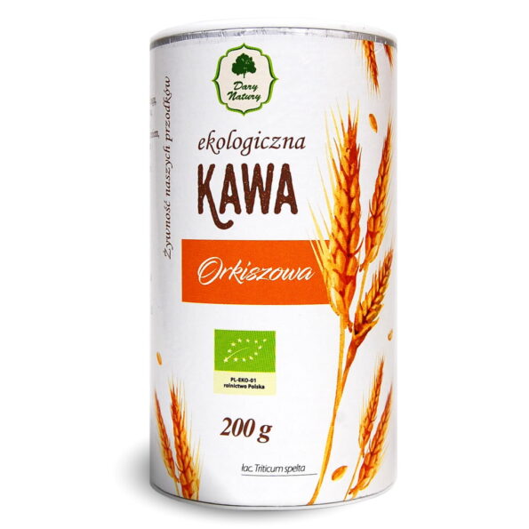 Cafea din spelta, înlocuitor cafea, prăjită, bio, Dary Natury, 200g