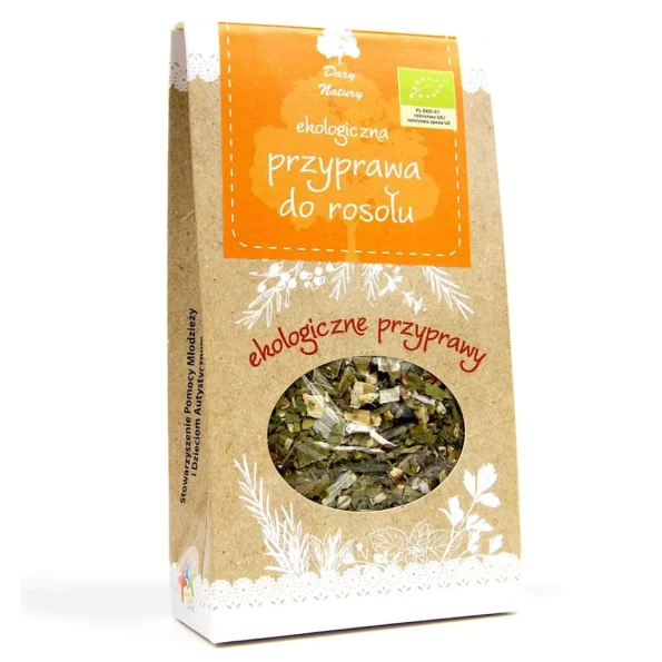 Condimente pentru supa, ecologice, amestec ierburi, legume uscate, Dary Natury, 50 g