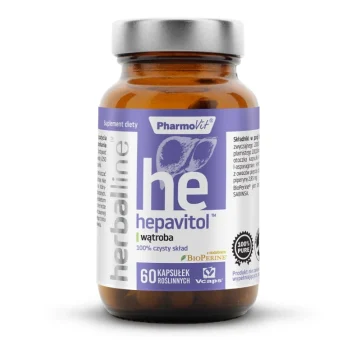 Supliment ficat natural, Hepavitol Pharmovit, 60 cps