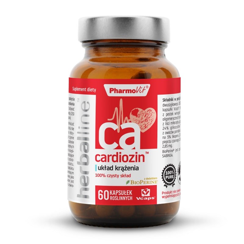 Capsule pentru inima Cardiozin fara gluten 60 buc. (26,48 G) Pharmovit