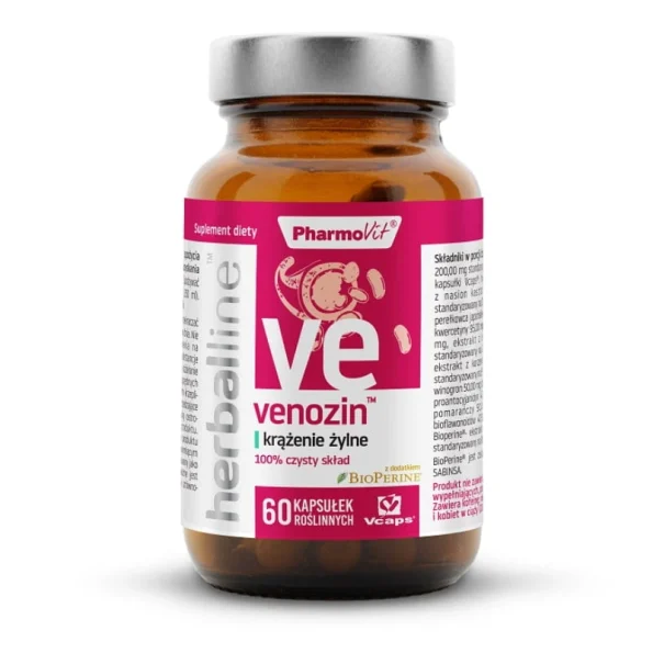 Supliment circulație venoasă Venozin, Pharmovit, 60 capsule