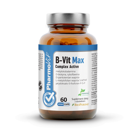 Vitamina B complex 60 capsule 31.2 g - Pharmovit