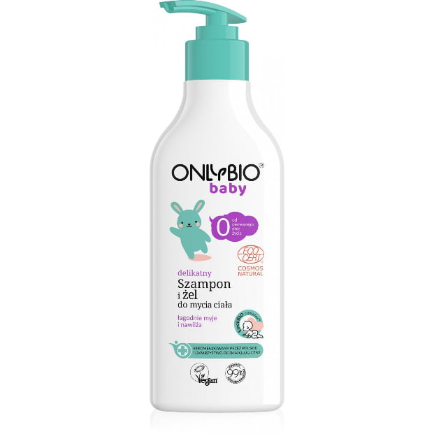 Șampon pentru bebeluși și apă de corp din prima zi eco 300 ml (bebeluș) - Only Bio