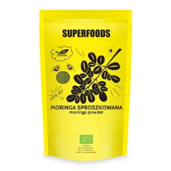 Pudră bio Moringa oleifera Bio Planet, superfood egiptean, 150 g