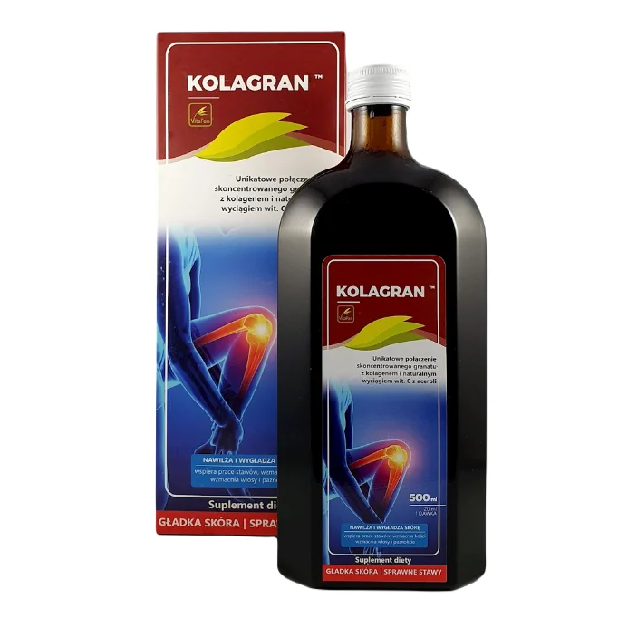 Concentrat de rodie colagen și vitamina C Kolagran 500 ml Vitafan