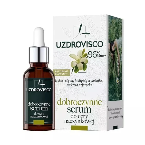 Ser de fata piele vascularizata, cu troxerutina, Uzdrovisco, 30 ml