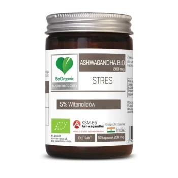 Ashwagandha extract Bio 50 capsule (200 mg) Be Organic
