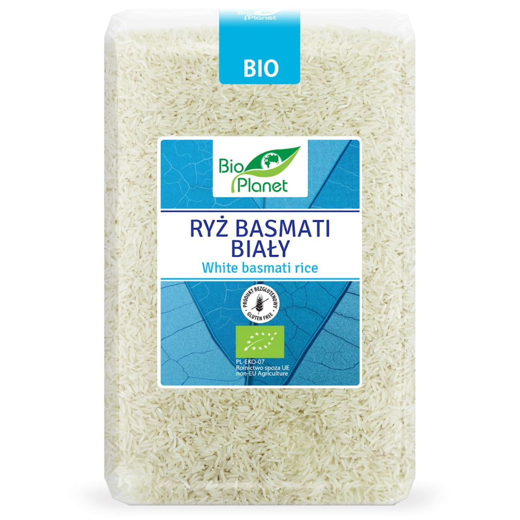 Orez basmati alb fără gluten BIO 2 kg - Bio Planet