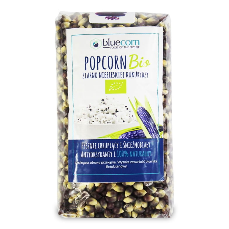 Popcorn (boabe de porumb albastru) fără gluten BIO 350 g - Popcrop