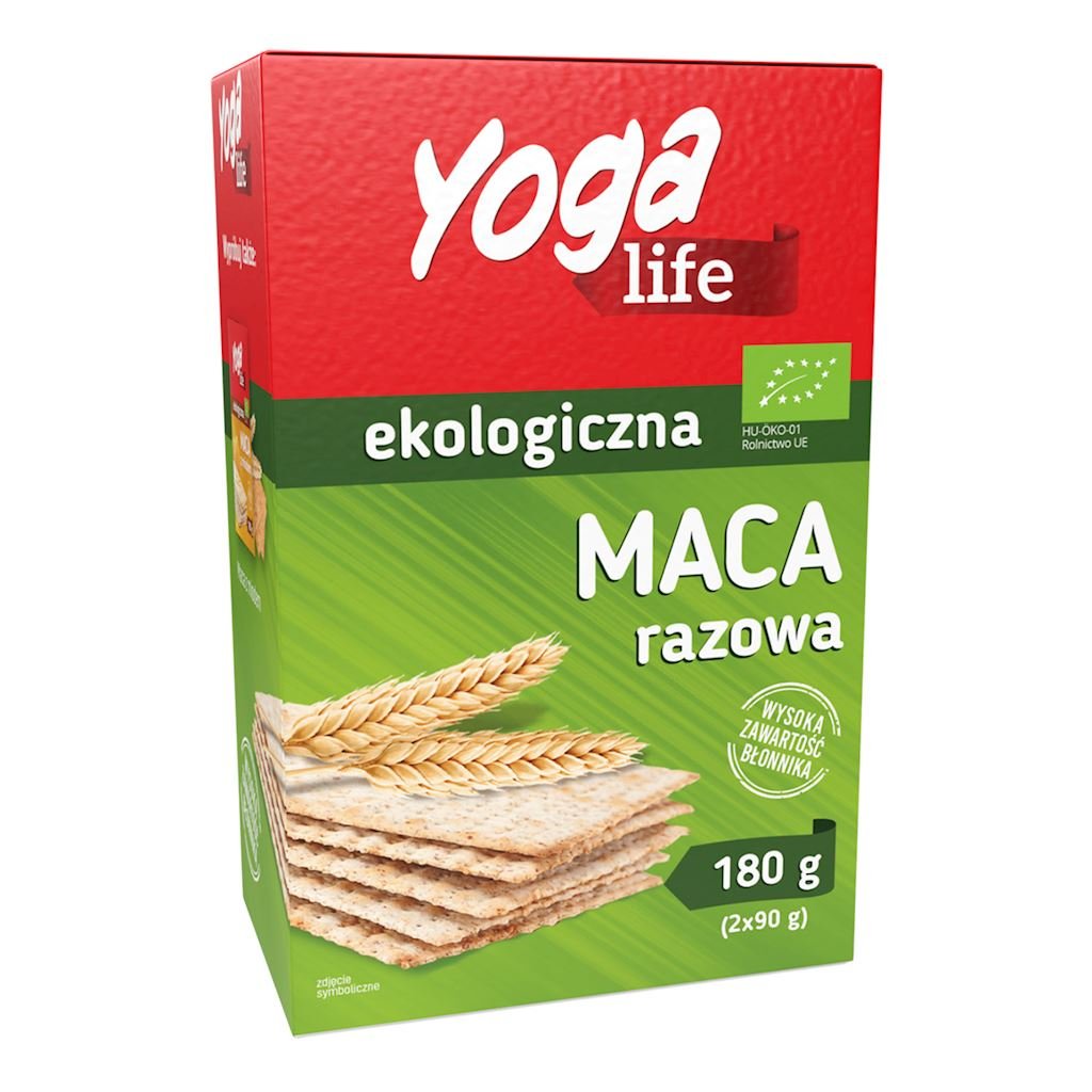 Pâine matzo integrală BIO 180 g - Yoga Life